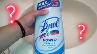 Lysol Power & Fresh Multi-Surface Cleaner - Review & Demo | Crazy Cleaner