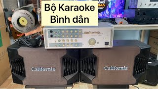 Bộ Karaoke amply boston và loa Califonia CL 128K