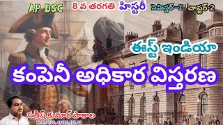 #3 #ఈస్ట్ ఇండియా కంపెనీ అధికార విస్తరణ #eastindiacompany #8thsocialscience #8thhistory #dsc #group2