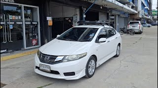 Honda City ติดตั้ง แร็คหลังคา Carryboy CB550N-01-B ขนาด 100 x 120 cm สีดำ ถาดวางของบนหลังคารถ