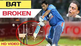 Bat Broken In Cricket History | Top 7 Bats Broken Deliveries In Cricket Ever