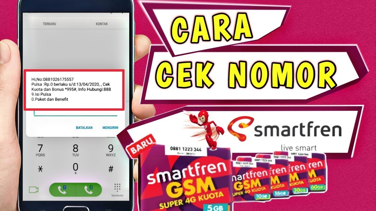 Cara Cek Nomor Smartfren - YouTube