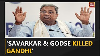 BJP A Descendants Of Savarkar \u0026 Godse: Former Karnataka CM Siddaramaiah Lashes Out At BJP