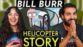 We react to Bill Burr - Helicopter Bit | (reaction)
