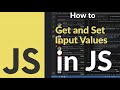How to Get and Set Input Values in JavaScript |Read & Update Form Fields Dynamically with Vanilla JS