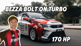 bezza bolt on turbo 170 hp dengan kos RM13 ribu saja!