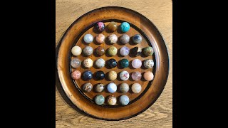 Marble Peg Solitaire (European Board)