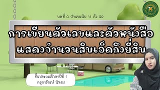 การเขียนตัวเลข และตัวหนังสือแสดงจำนวนสิบเอ็ดถึงยี่สิบ ชั้นป.1 by...ครูยารียะห์