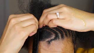 Watch Me Cornrow My Own Hair