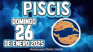 🤑RÍOS DE ORO💵ESTÁS POR BAÑARTE EN DINERO❗💰 piscis ♓ Horóscopo diario 26 DE ENERO 2025 🔮 horóscopo