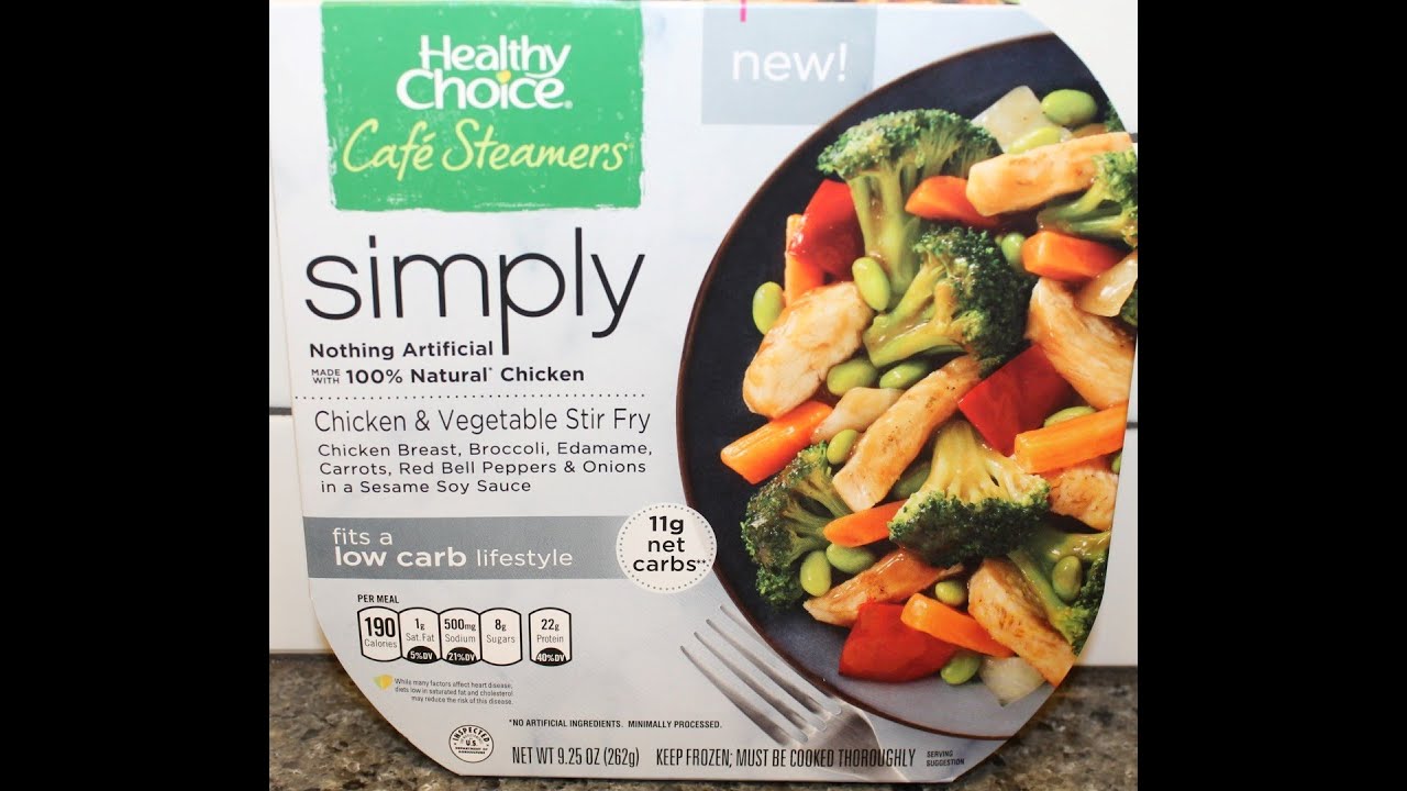 Healthy Choice Café Steamers Simply Chicken & Vegetable Stir Fry Review ...