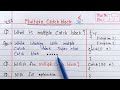 multiple catch block in java | Learn Coding