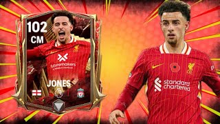 102 RATED CURTIS JONES GAMEPLAY REVIEW FC MOBILE 25 #fcmobile #fifamobile