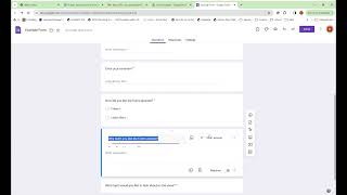 Branching WIth Google Forms