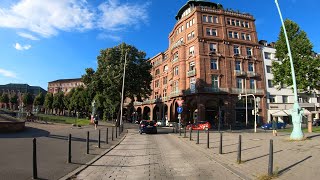 RAW: Sunny city centre drive - Mannheim, Germany | 4K | UHD | 60FPS