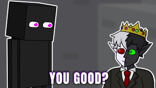 Ranboo Legit Speaks To An Enderman - Animation