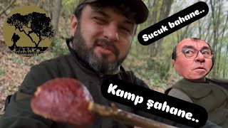 Kampımıza domuzlar geldi .. Abim gece tuvalate çıkamadı 😂😂 #bushcraftcamping#bushcraft#kamp#cooking