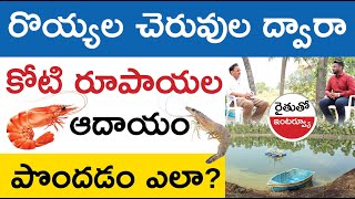 Prawn Farming in Telugu - How to Start a Prawn Farming | వనామీ రొయ్య పెంపకం |WG Dist| Kowshik Maridi