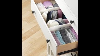 Review:  Whitmor Adjustable Drawer Dividers, Includes 2 Dividers