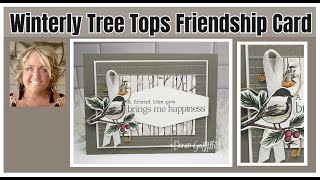 Winterly Tree Tops Friendship Card