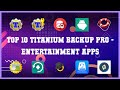 Top 10 Titanium Backup Pro Android Apps
