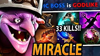 MIRACLE Timbersaw MID is a Non-stop GOD — WTF 33 BOMB Game