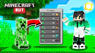 Minecraft But, All Mobs Trade OP Items | Raju Gaming