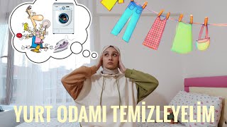 YURT ODAMI TEMİZLEYELİM 🥰 🧹🧺🧽🧼