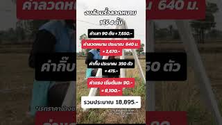 งบล้อมรั้วลวดหนาม 1 ไร่ 4 ชั้น (ช่างชาย)