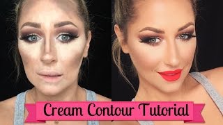 Cream Contour \u0026 Highlight Tutorial- CHRISSPY