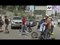 Israelis block roads to protest Netanyahu's legal plan