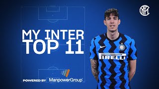 MY INTER TOP 11 with ALESSANDRO BASTONI powered by MANPOWERGROUP 🔝⚫🔵🥰 [SUB ENG]