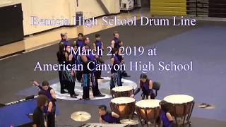 2nd BHS Drum Line Performance at American Canyon 3/2/19