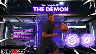 NEW "DEMON" BUILD IS THE BEST BUILD IN NBA 2K23! *NEW* BEST ALL AROUND SHOOTER IN NBA 2K23