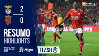 Taça da Liga (Fase de Grupos): Resumo Flash SL Benfica 2-0 FC Penafiel