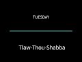 chaldean tutorial for beginners days of the week