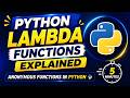 Python Lambda Functions Explained in 5 Minutes | Anonymous Functions in Python 🐍