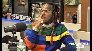 6IX9INE On Why He's NOT With Tr3yway! *FUNNIEST MOMENTS* The Breakfast Club