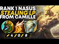 How to lane against camille as Nasus toplane in season 11 | Carnarius | League of Legends