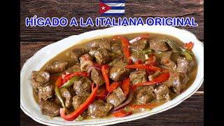 HIGADO A LA ITALIANA RECETA CUBANA💯