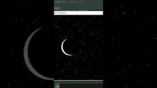 Draw Starry Night 😳 Using Python Turtle | #shorts #shortvideo #short #python #pythonturtle