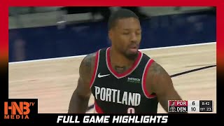 Portland Trailblazers vs Denver Nuggets 12.16.20 Full Highlights