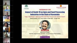 Impact of COVID-19 on Agro and Food Processing Industries in the State of Karnataka: Webinar