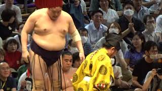 一山本 vs 竜電【大相撲 令和5年 7月場所】中日  2023/7/16 臨場感ズーム！ ICHIYAMAMOTO  vs RYUDEN  [Grand Sumo] 現地観戦 名古屋場所