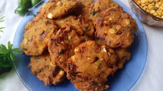 କୁରକୁରା ଚଟପଟା କୋବି ଚଣା ଡାଲି ବଡା || Cabbage Chana Dal Vada recipe | Evening snacks