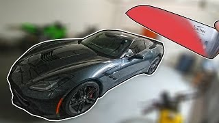 EXPERIMENT Glowing 1000 degree KNIFE VS CORVETTE GONE WRONG!!!