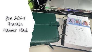 January 2024 Franklin Planner Haul || New Binder, New Inserts and Some Comparisons!