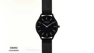 Obaku V260LXBBMB Classic • Zegarek damski