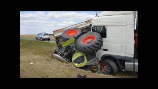 TOTAL IDIOTS AT WORK FAIL 2023 #13 || Tractor drivers, who pushed their luck too much very surprised