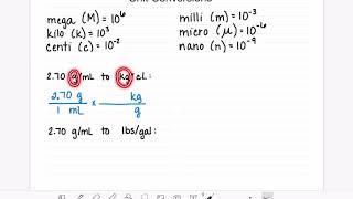 12: Multi-step unit conversions